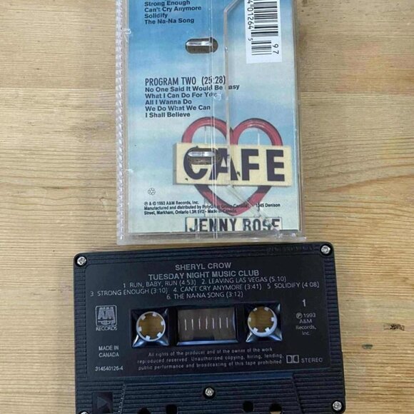 Sheryl Crow – Tuesday Night Music Club Vintage Cassette Tapes C11 - Picture 2 of 2